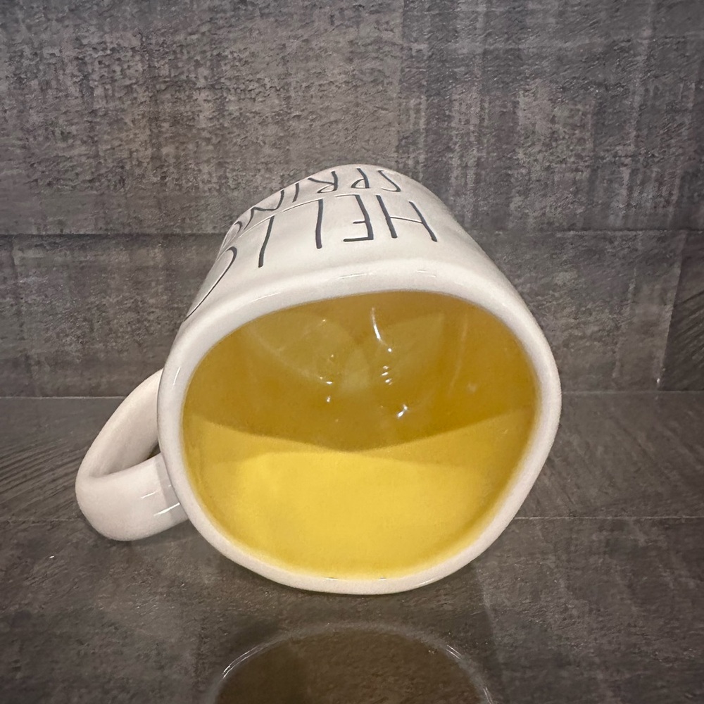 Rae Dunn Cream 'Hello Spring' Mug - Picture 3 of 4